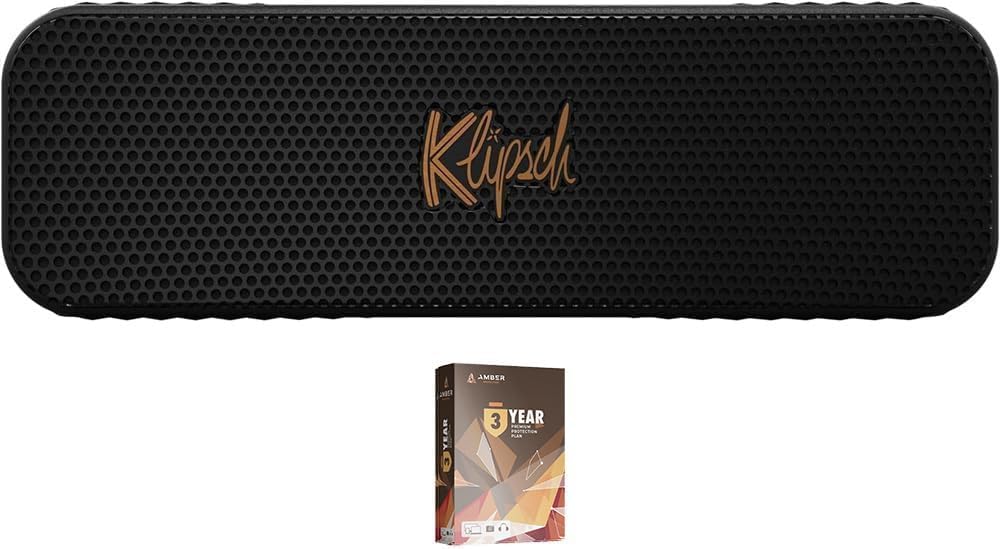 Klipsch Detroit Portable Bluetooth Speaker with Full Range Audio