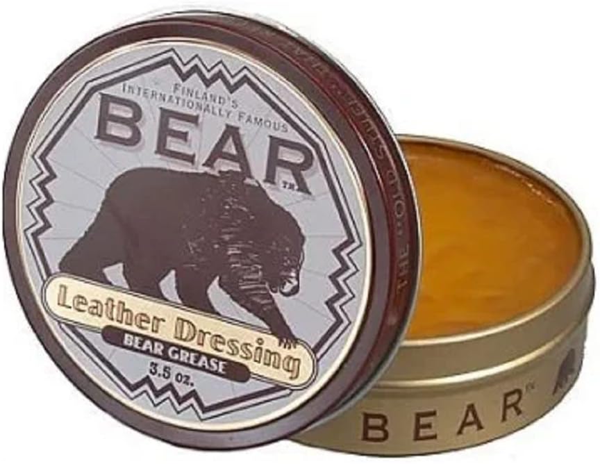 Leather Cleaner: Waterproof & Preserve with Bear Grease