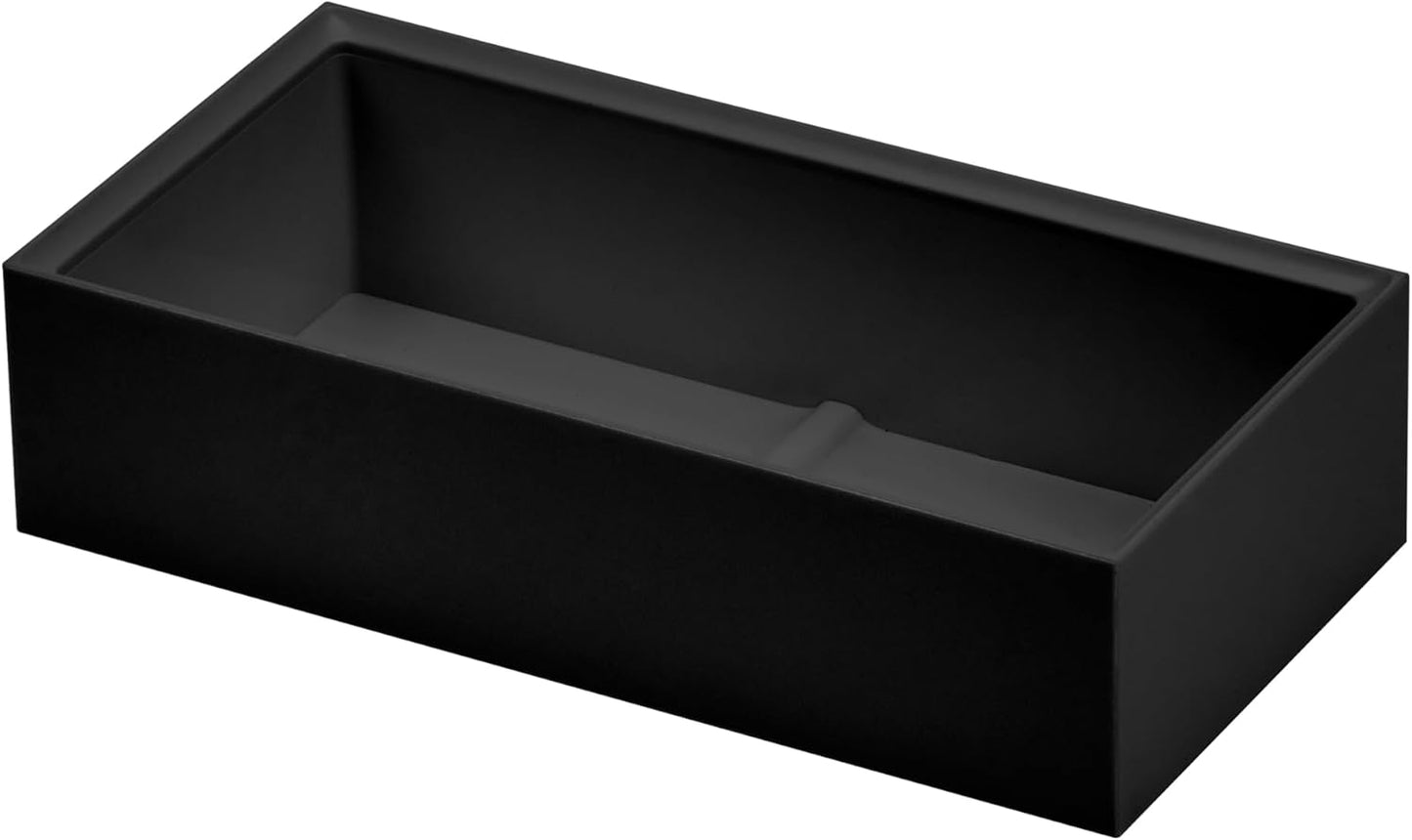 Bostitch Wide Desk Organizer Tray - Stackable Storage Black