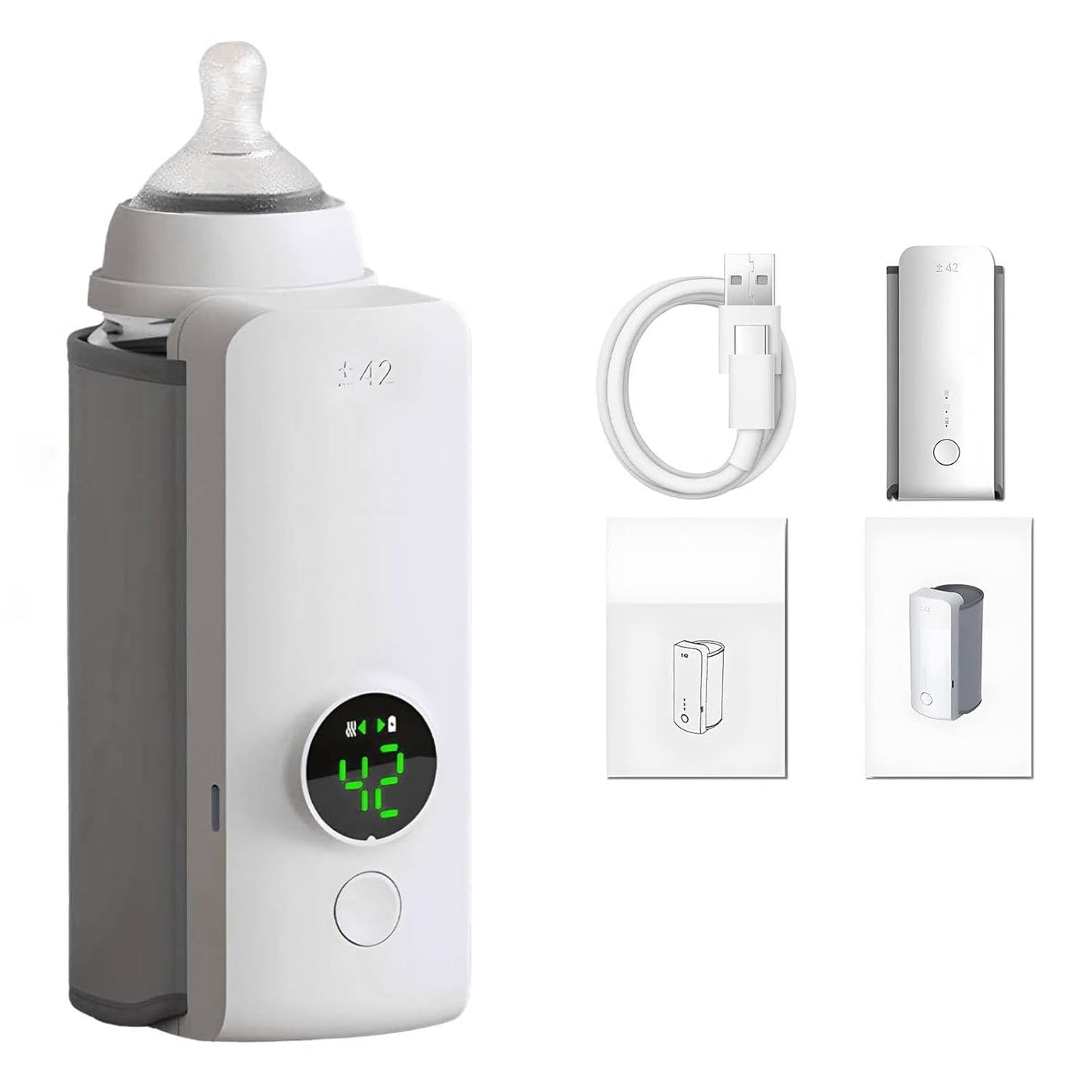 SEPSUMMER Portable Fast Bottle Warmer