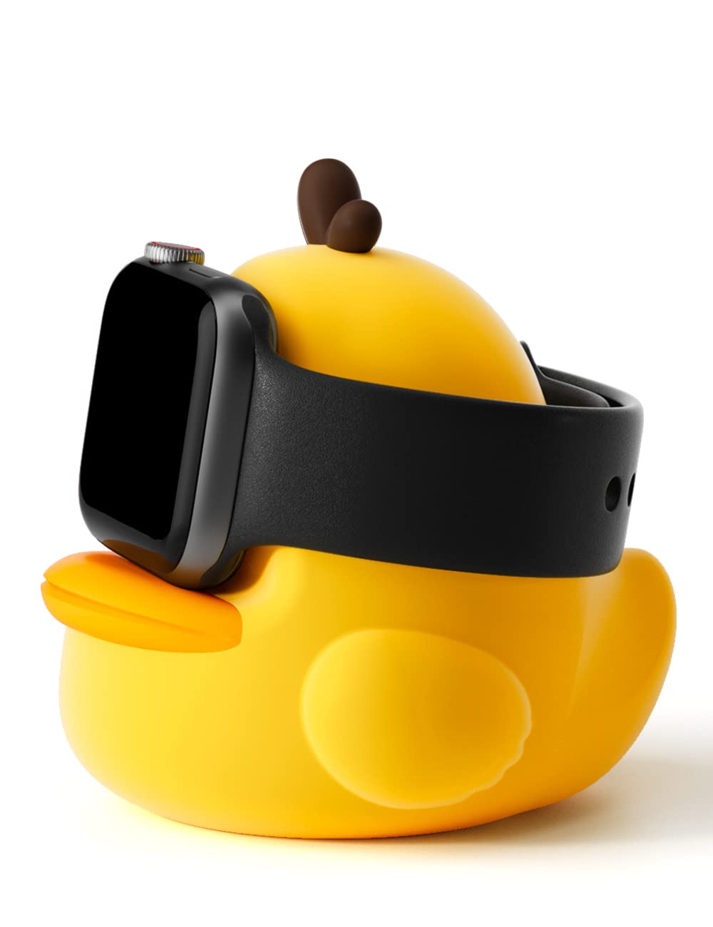 Cute Duck Silicone Apple Watch Charger Stand