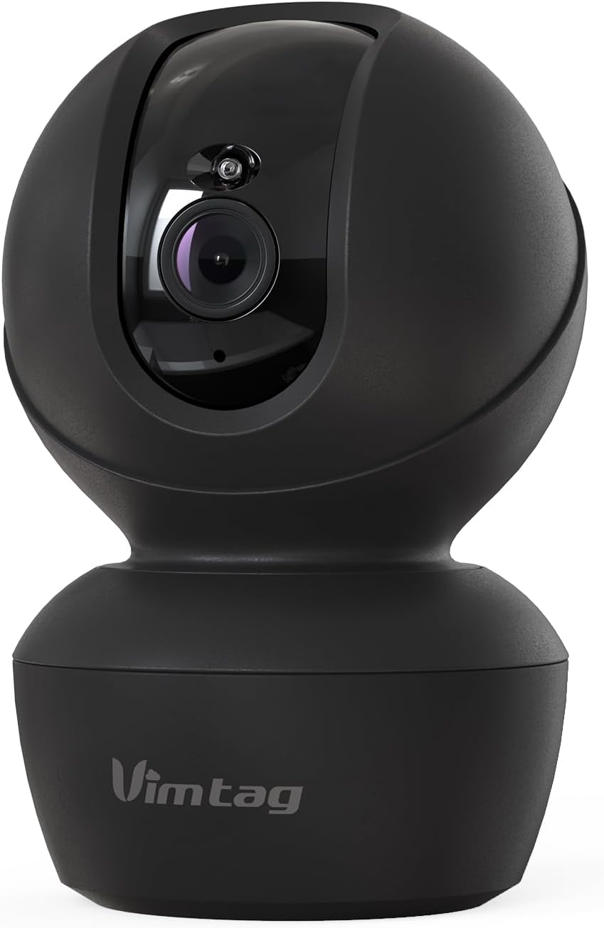 Vimtag 2.5K Indoor Camera with Motion Tracking and Audio