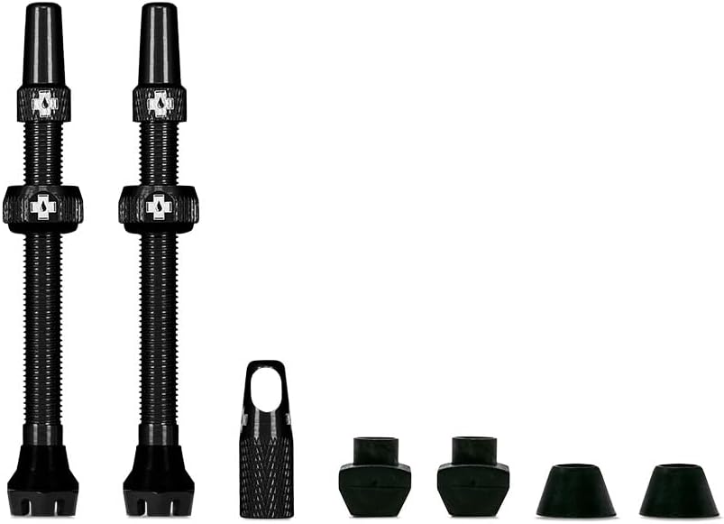 Muc-Off Tubeless Valves V2 60mm Black for Ultimate Performance
