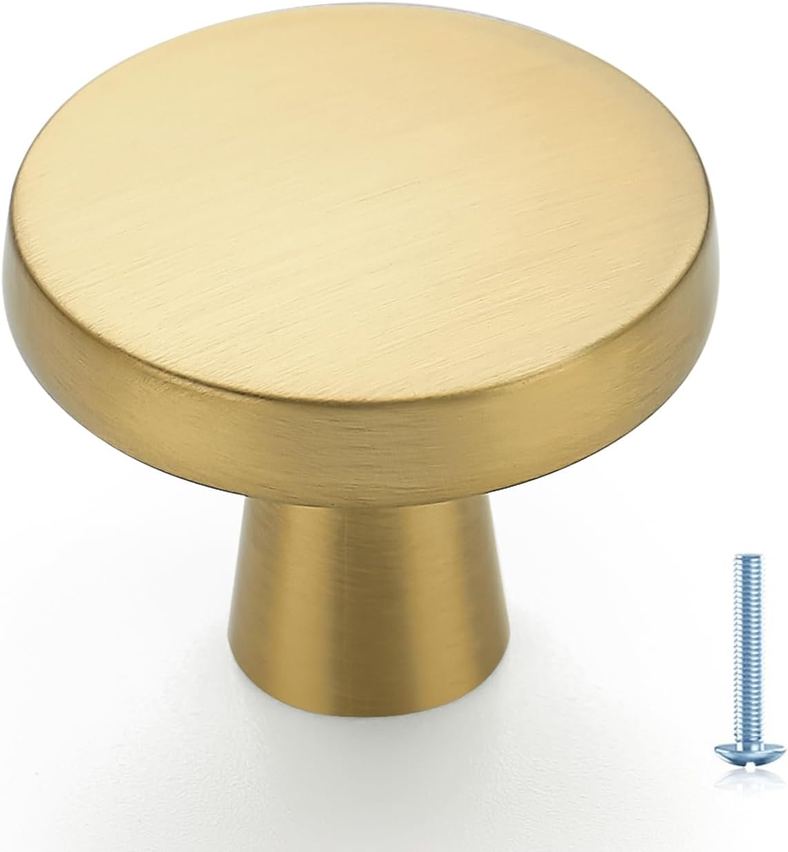 Ravinte 30 Pack Brushed Brass Cabinet Knobs for Kitchen Hardware