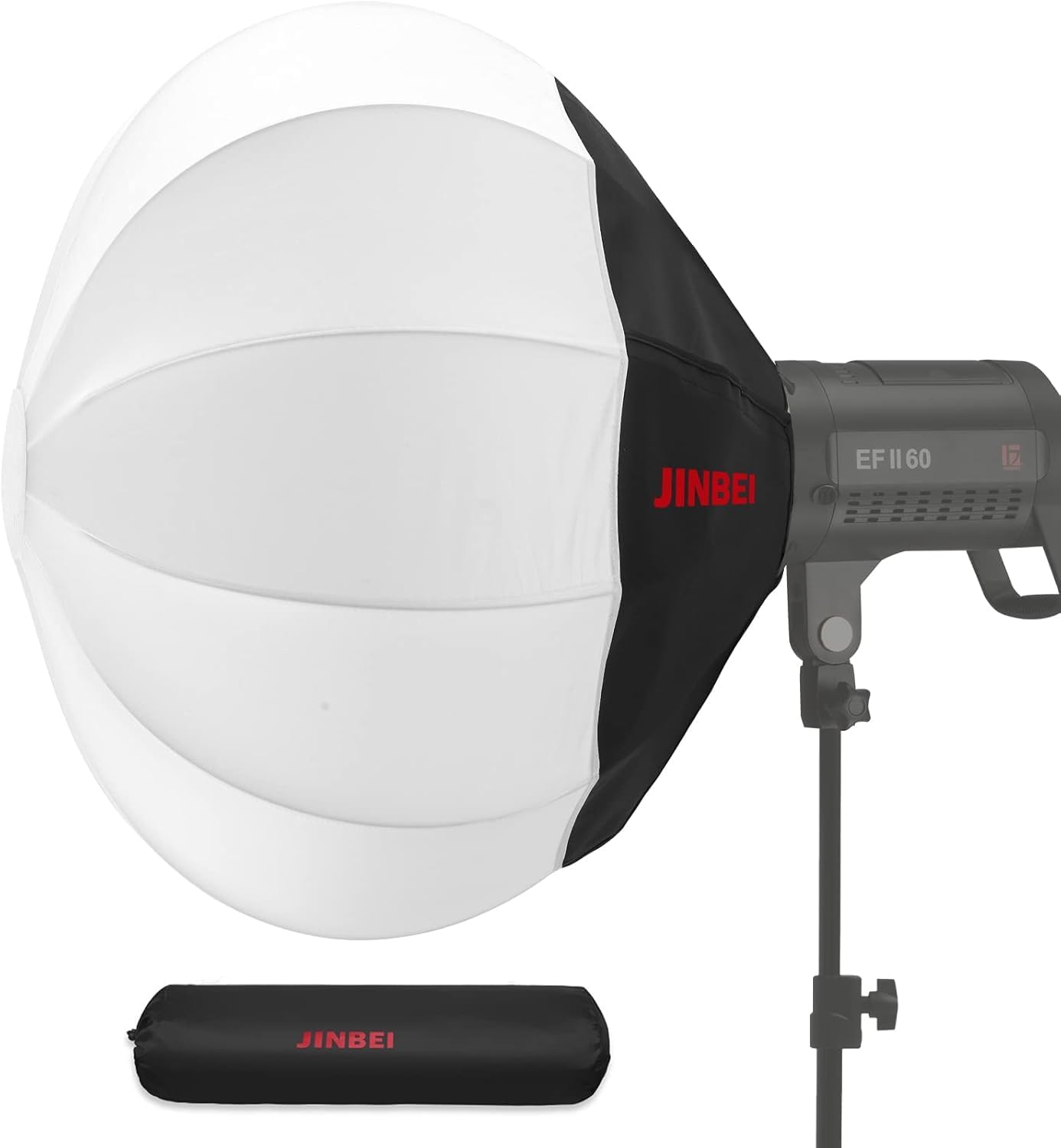 JINBEI 22/56cm Lantern Softbox for Bowens Mount Video Lights