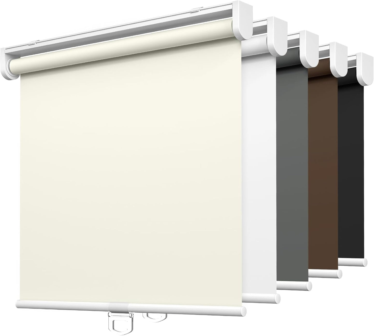 Cordless Roller Shades for Windows - 100% Blackout Blinds
