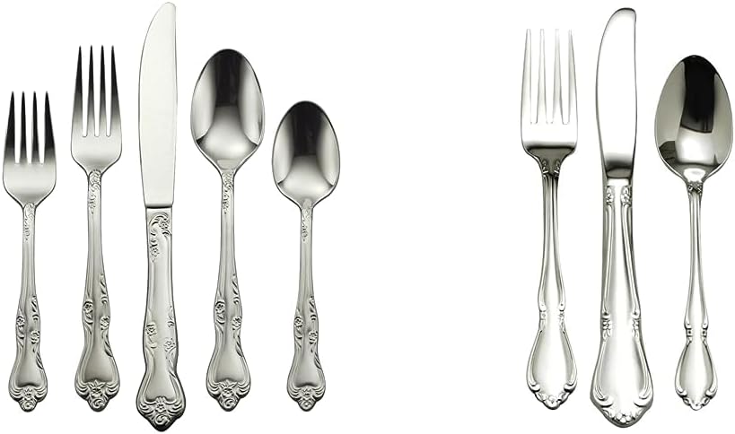 Oneida Azalea 45-Piece Flatware Set & Chateau Child Set