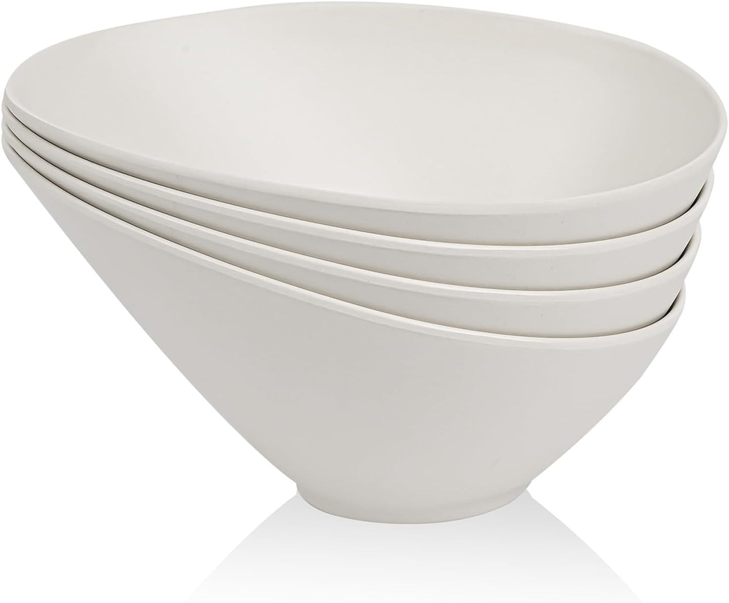 Bamboo Fiber Salad Bowls for Elegant Dining and Serving Needs