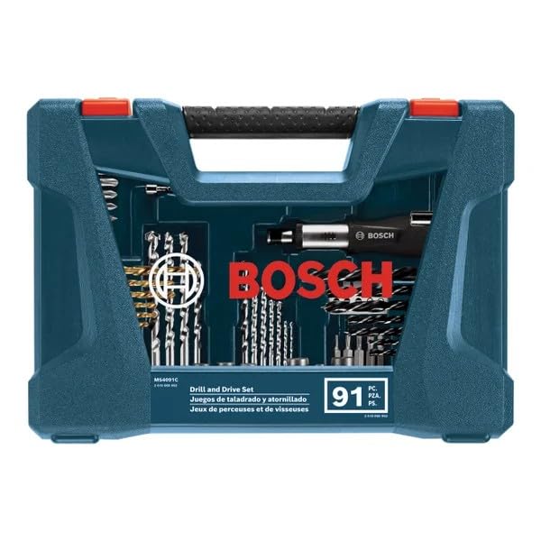 BOSCH MS4091C 91-Piece Drilling & Driving Bit Set for All Tasks