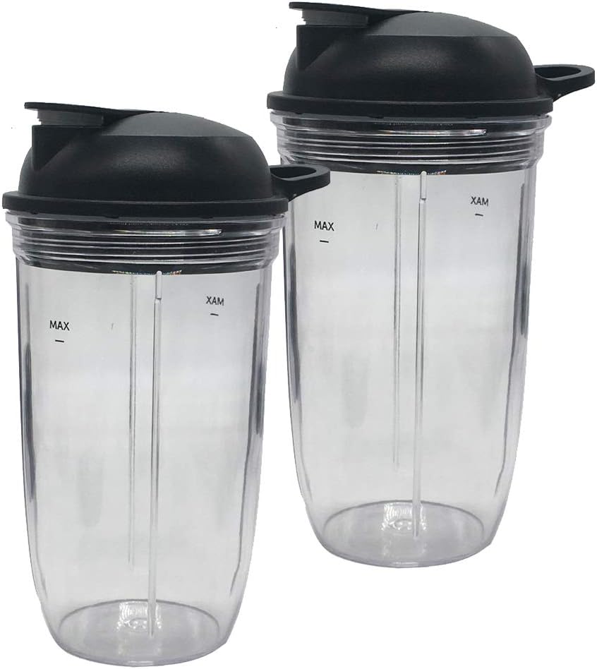 Set of 2 Replacement Juicer Cups for NutriBullet Blender