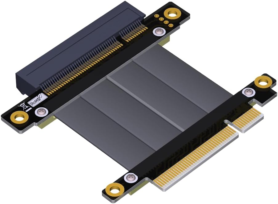 PCIe 3.0 X8 to 8X Slot Extension Cable Riser for Optimal Performance