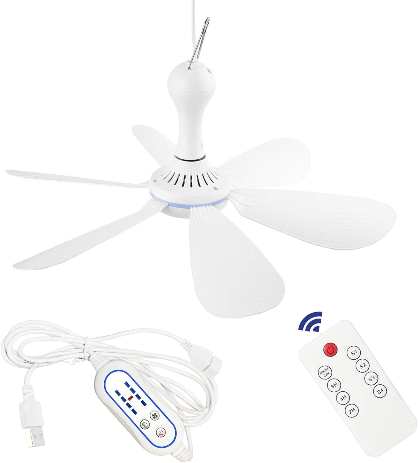 Whisper Quiet USB Ceiling Fan for Ultimate Relaxation