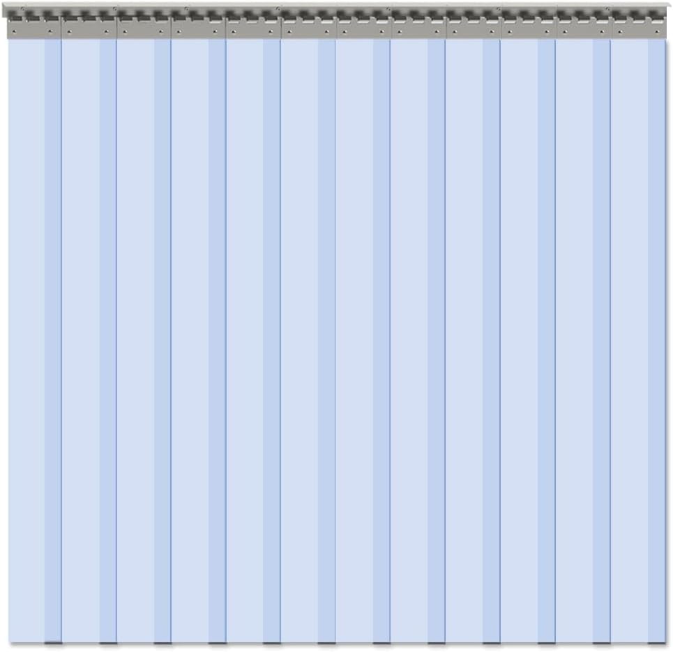 VIZ-PRO 12PCS Strip Door Curtain for 6ft X 7ft Doors, 84ft X 72ft