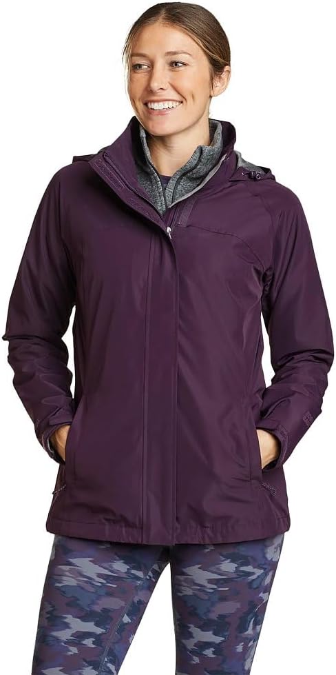 Eddie Bauer Women's Packable Rainfoil Jacket for All Weather