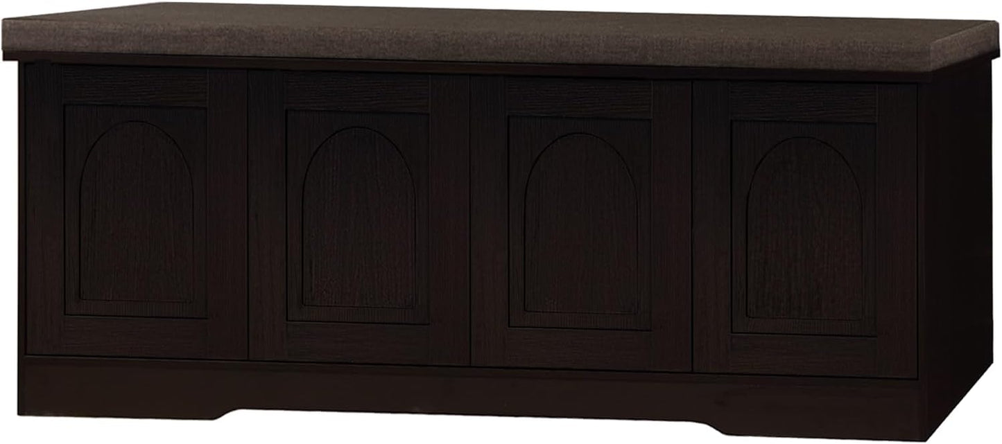 DINZI LVJ Shoe Bench: Stylish Entryway Storage Solution