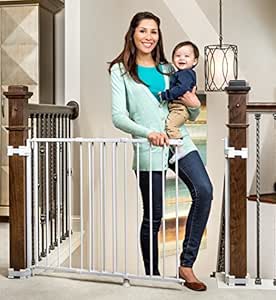 Regalo 2-in-1 Stairway and Hallway Wall Mounted Baby Gate