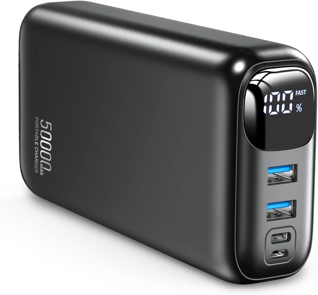 Ultra-Fast 50000mAh Power Bank - Charge Anywhere, Anytime