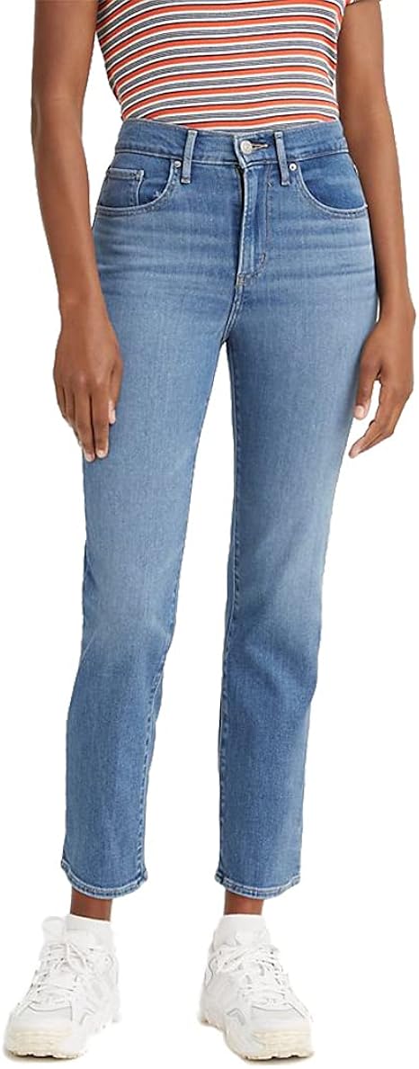 Levi's Women's 724 High Rise Straight Crop Jeans for Style
