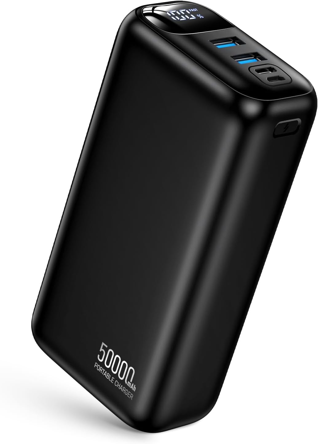 Ultra-Fast 22.5W Portable Charger - 50000mAh Power Bank - LED Display - USB-C - iPhone & Android