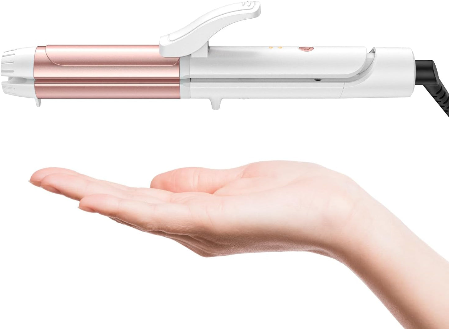 Dual Voltage Curling Iron for Travel with Adjustable Temperature