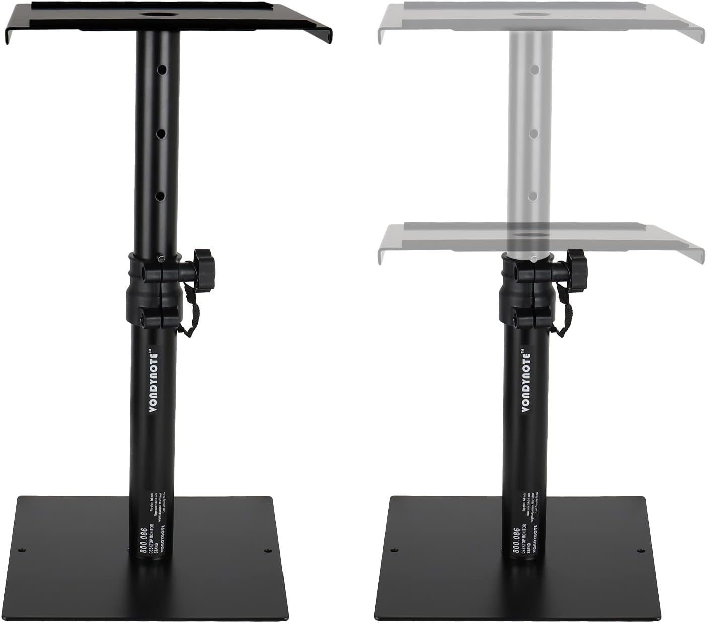 Enhance Sound: Vondynote Speaker Stands x2