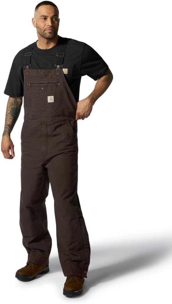 Carhartt Men's Loose Fit Washed Duck Insulated Bib Overall Review