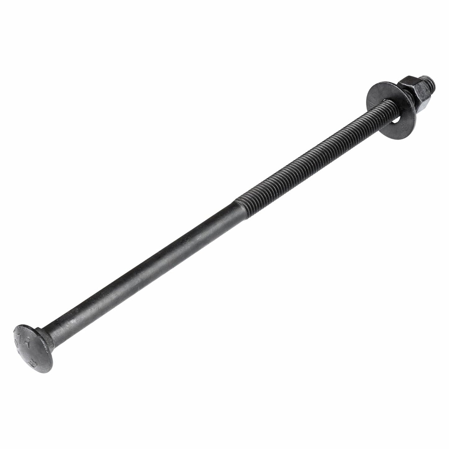 3/8 x 12 Black Carriage Bolt Kit for Heavy Duty Applications