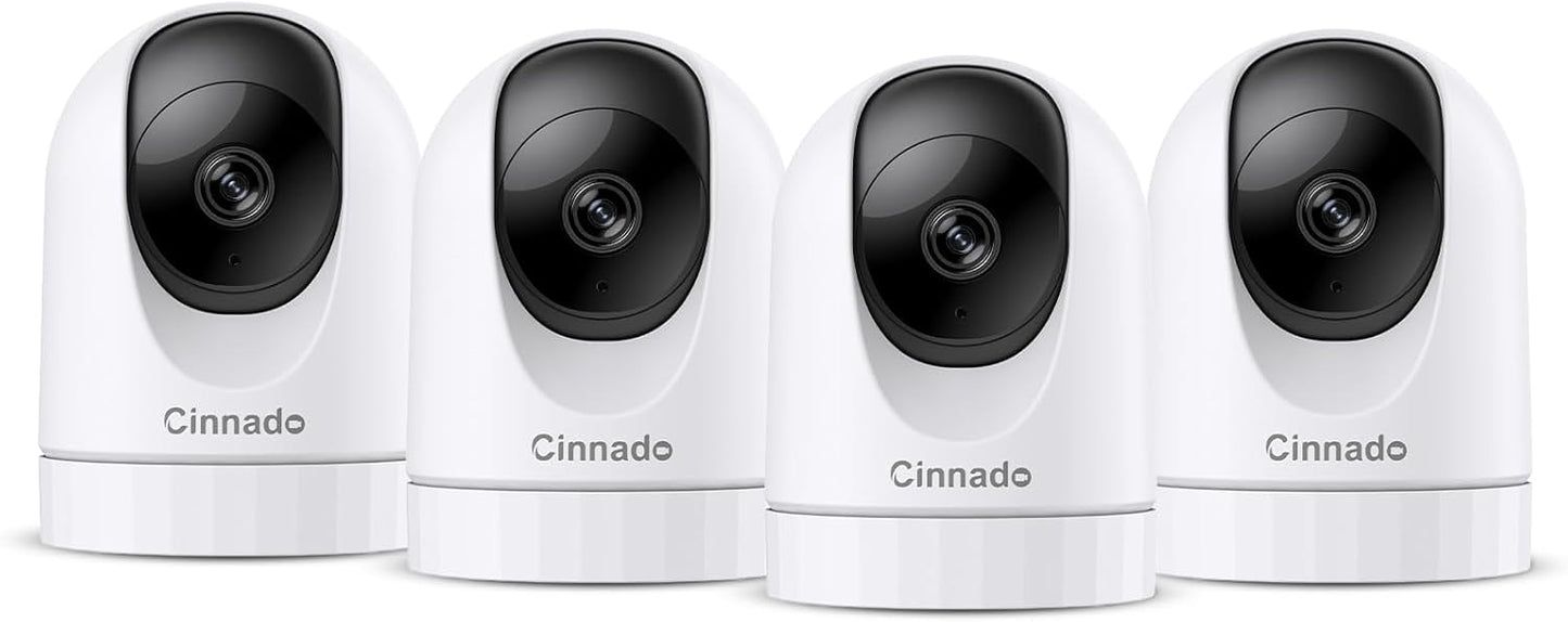 Cinnado 2K WiFi Camera: 360 Motion Detection & 2-Way Audio