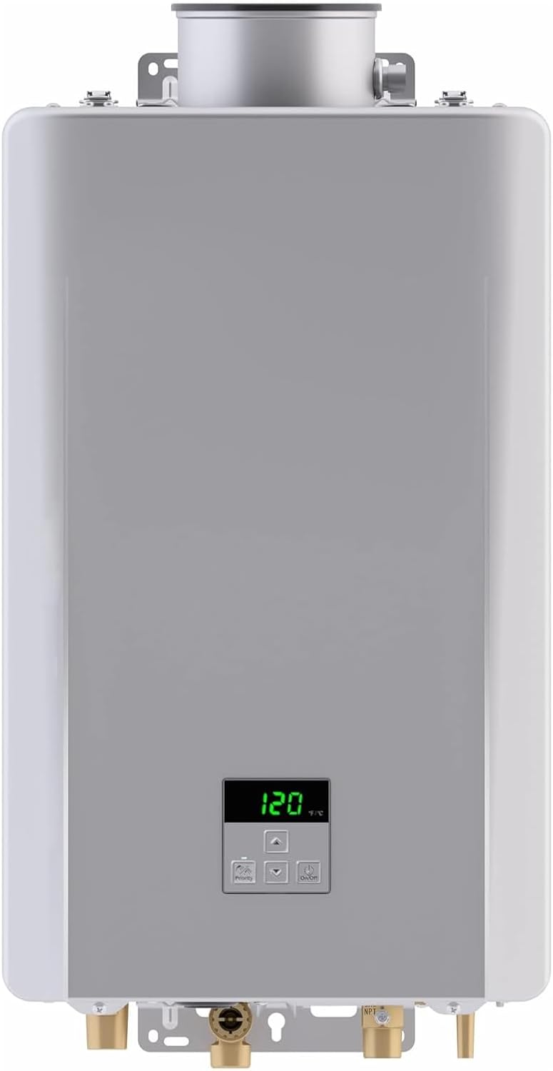 Rinnai RE140iN Gas Tankless Water Heater, Up to 5.3 GPM