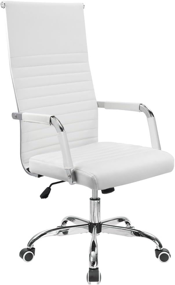 Comfort & Style: Furmax High Back White Office Chair