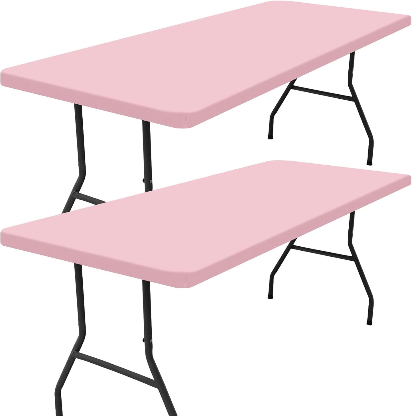 Smiry Waterproof Elastic Fitted Tablecloths for Outdoor Use