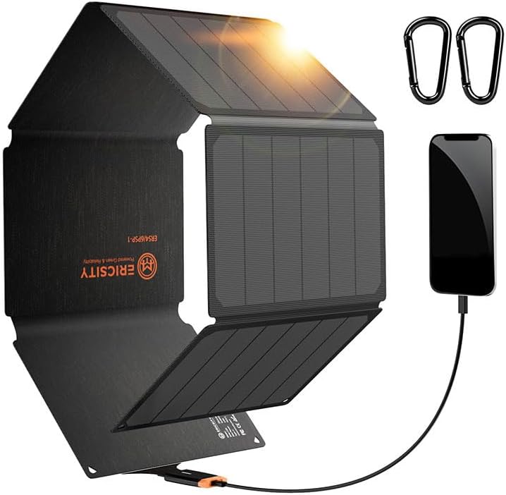 54W Portable Solar Charger: Fast QC3.0 Charging