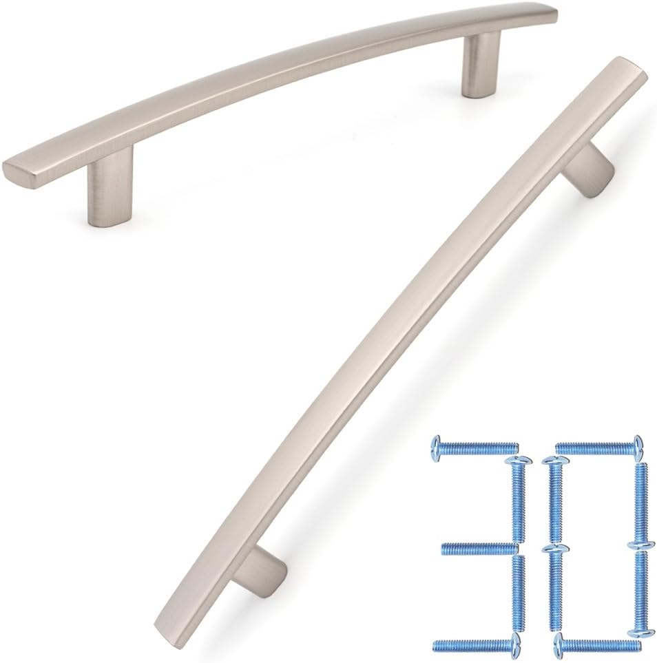 Brushed Nickel Kitchen Cabinet Pulls for Stylish Home Upgrade