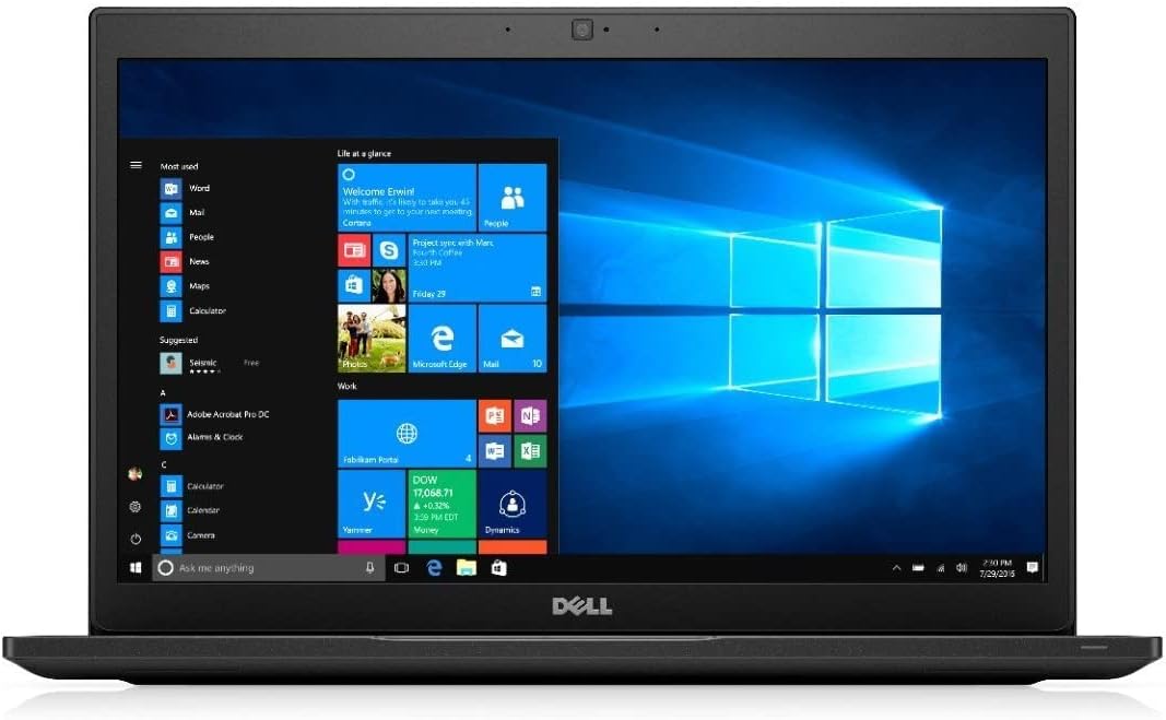 Dell Latitude 7480 Ultrabook with Intel Core i7 and 32 GB RAM