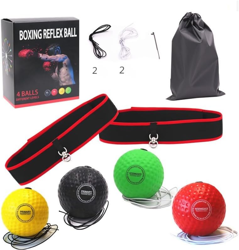 2024 Hiyoshi Boxing Reflex Ball Set - Improve Speed & Coordination