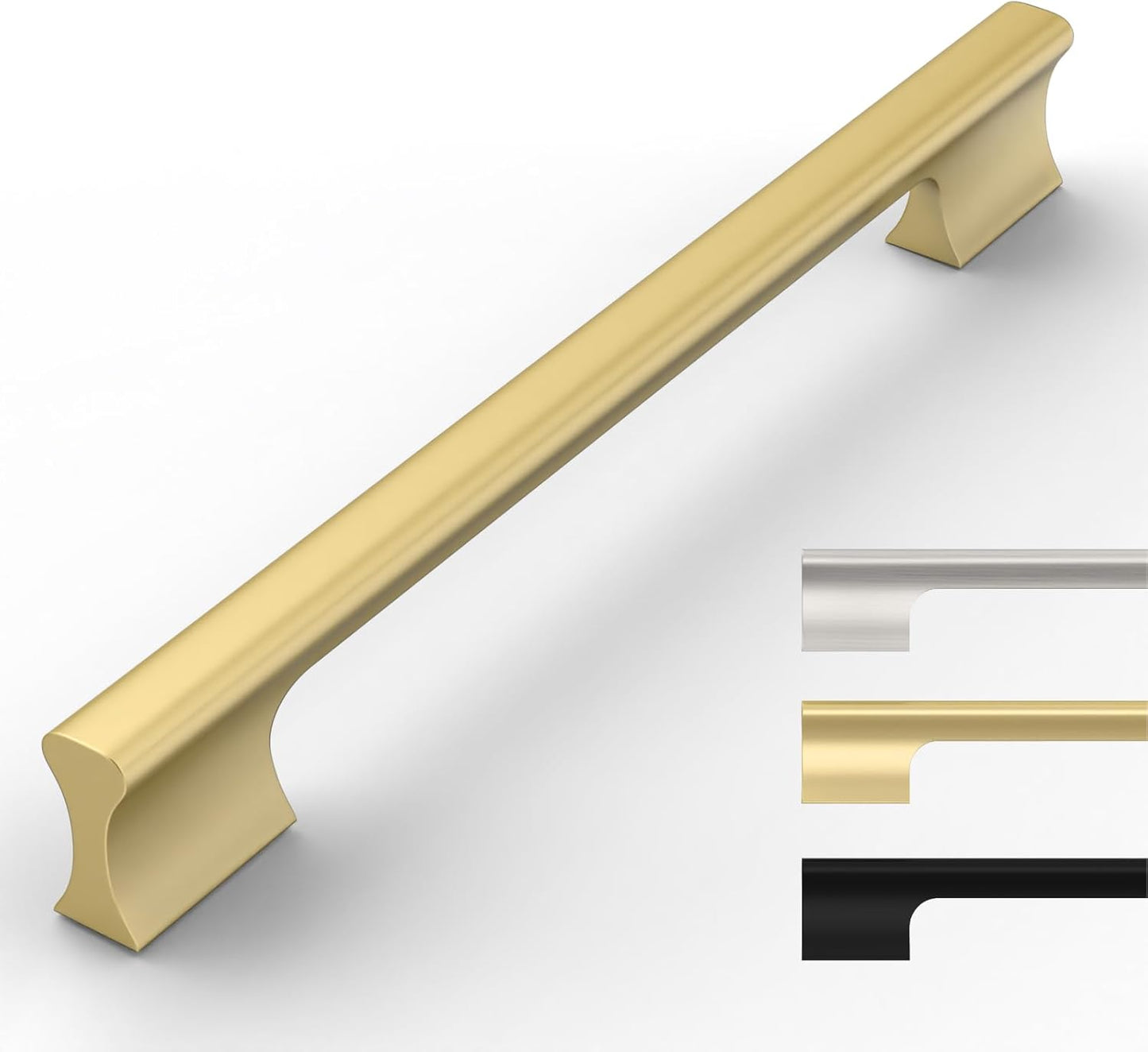 10 Pack Gold Cabinet Pulls for Kitchen Drawers and Cabinets