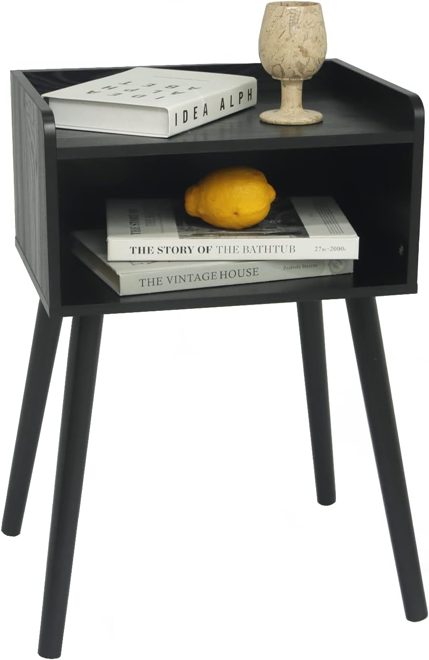 MaxSmeo Nightstand with Storage for Modern Bedroom and Living Room