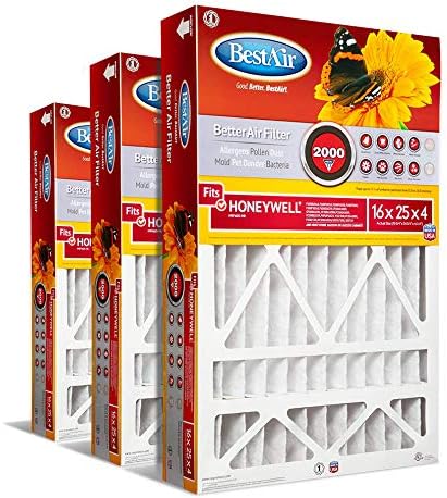 BestAir HW1625-11R AC Furnace Air Filter for Clean Air