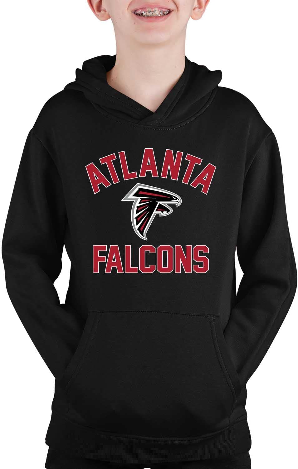NFL Youth Gameday Hooded Sweatshirt for Atlanta Falcons Fans