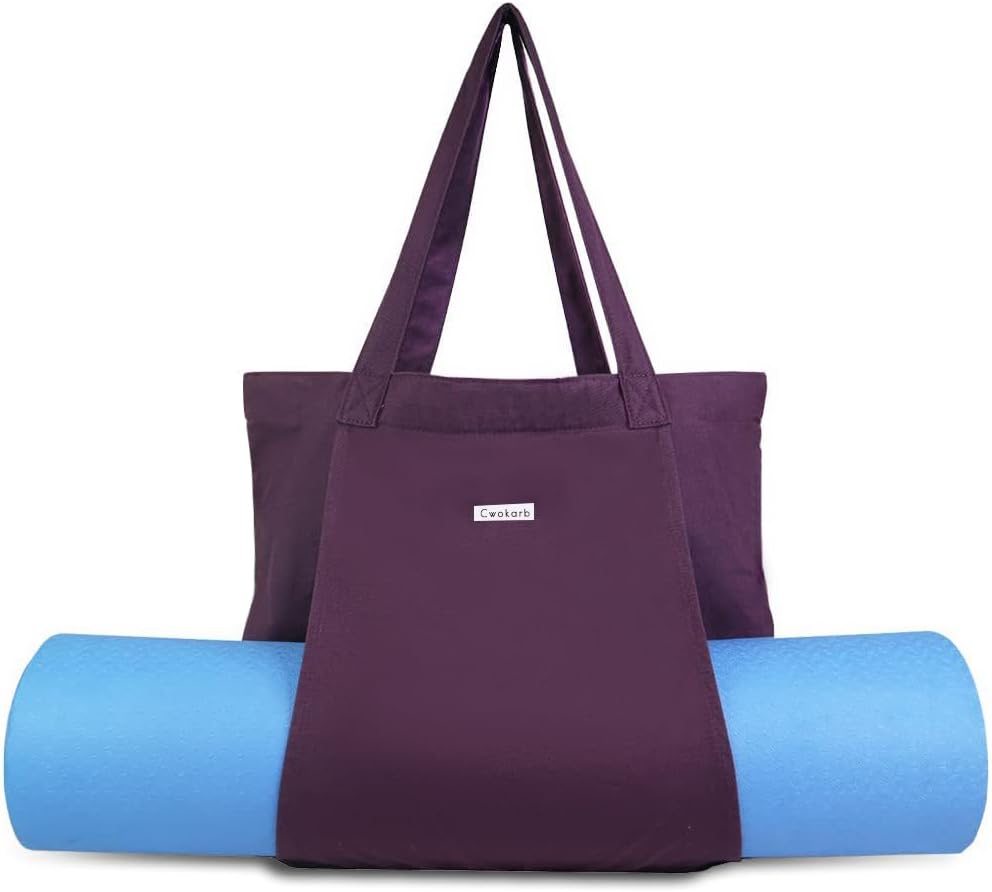 Canvas Yoga Tote: Fits All Your Gear