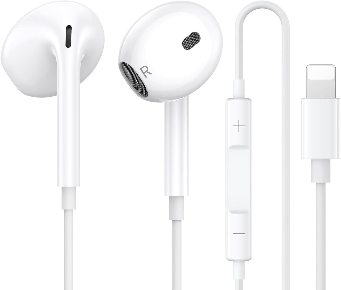 MFi Certified Lightning Earbuds: HiFi Sound