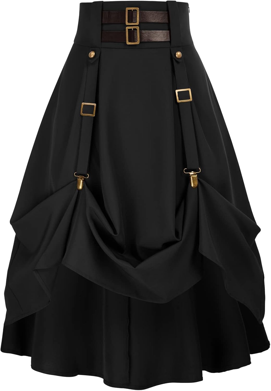 Scarlet Darkness Pirate Skirt for Women - Goth Steampunk Style