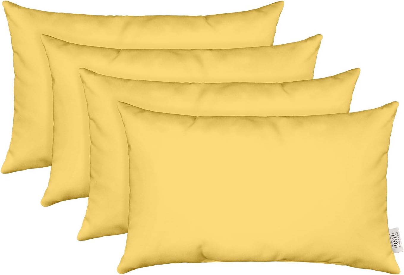 Jumbo Lumbar Throw Pillows Set of 4 - Indoor Outdoor Use