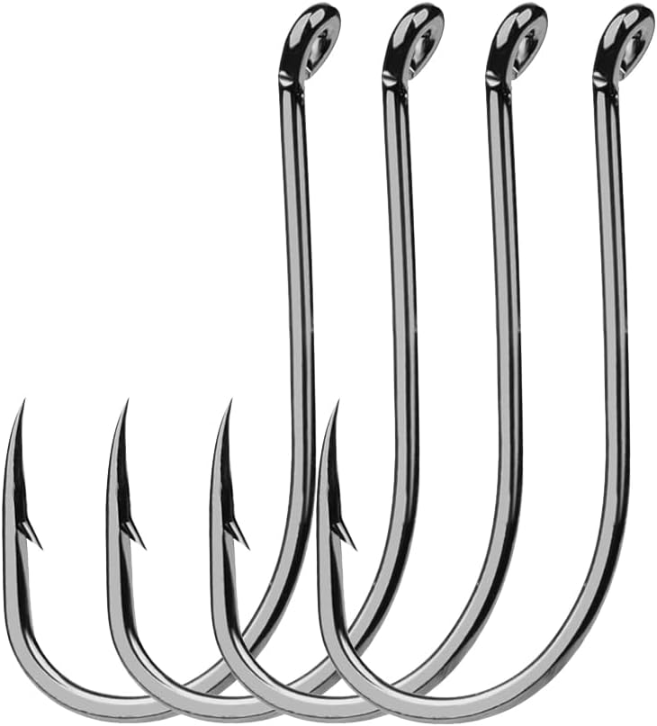 Strong Barbed Octopus Fishing Hooks - 200pcs High Carbon Steel