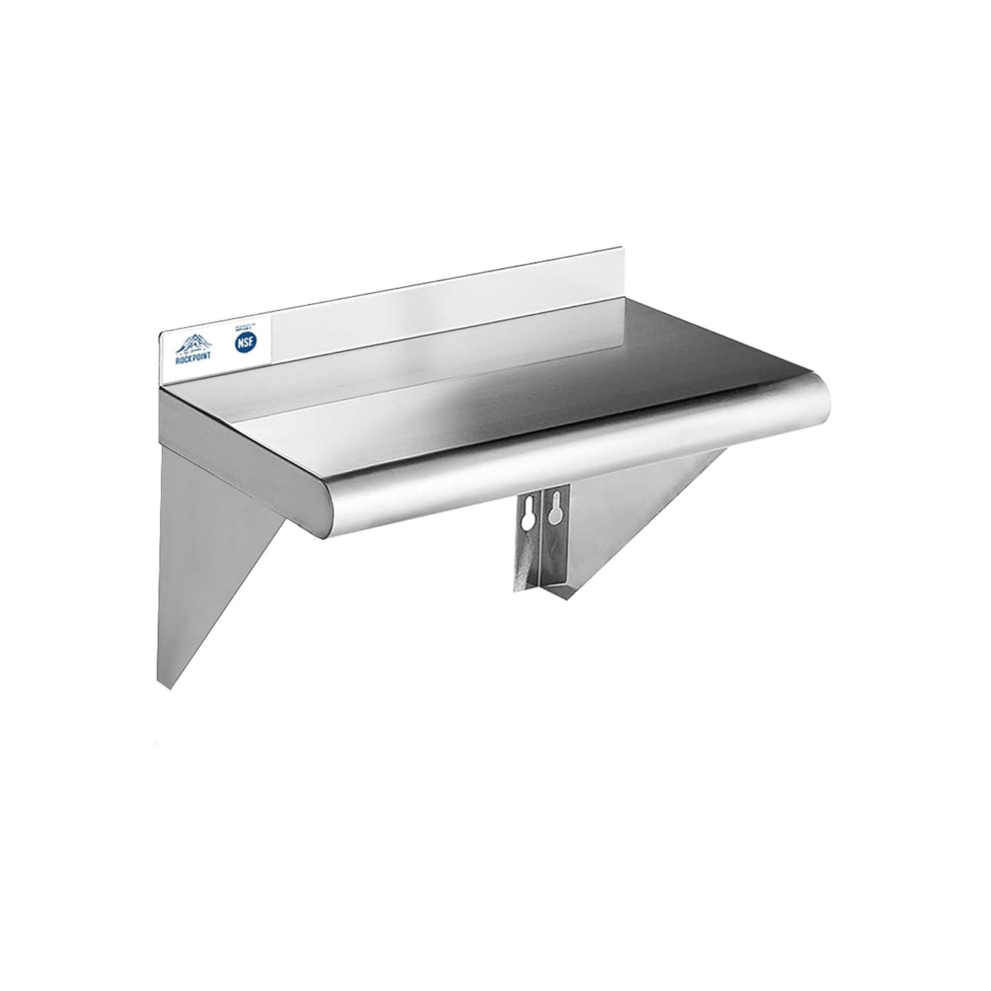 ROCKPOINT Stainless Steel Shelf 10 x 16 Inches for Heavy Use