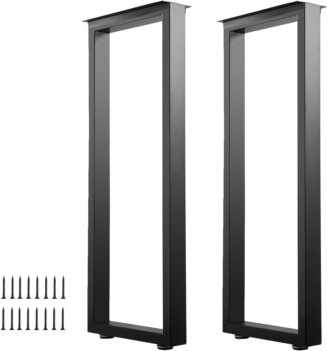 40 Inch Metal Bar Table Legs for Heavy Duty Dining Tables