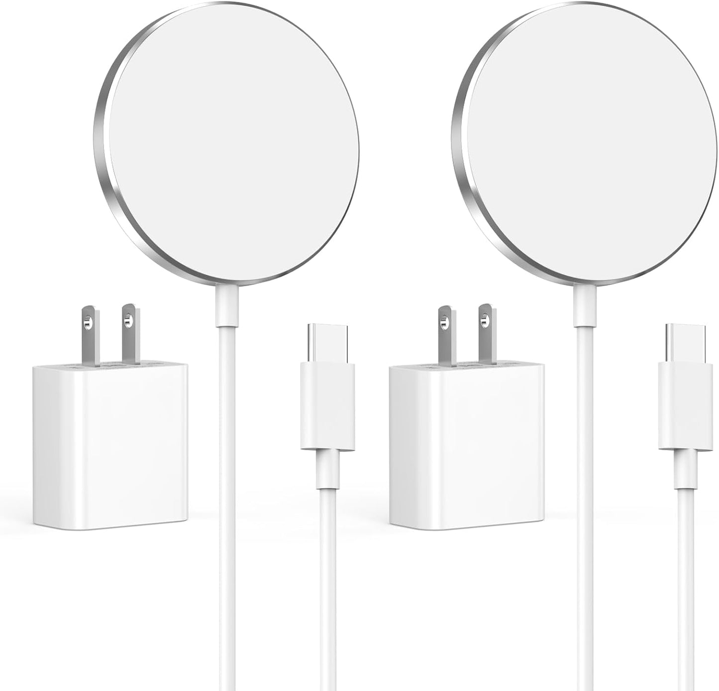 Fast Wireless Charging Duo for iPhone - 15W Speed