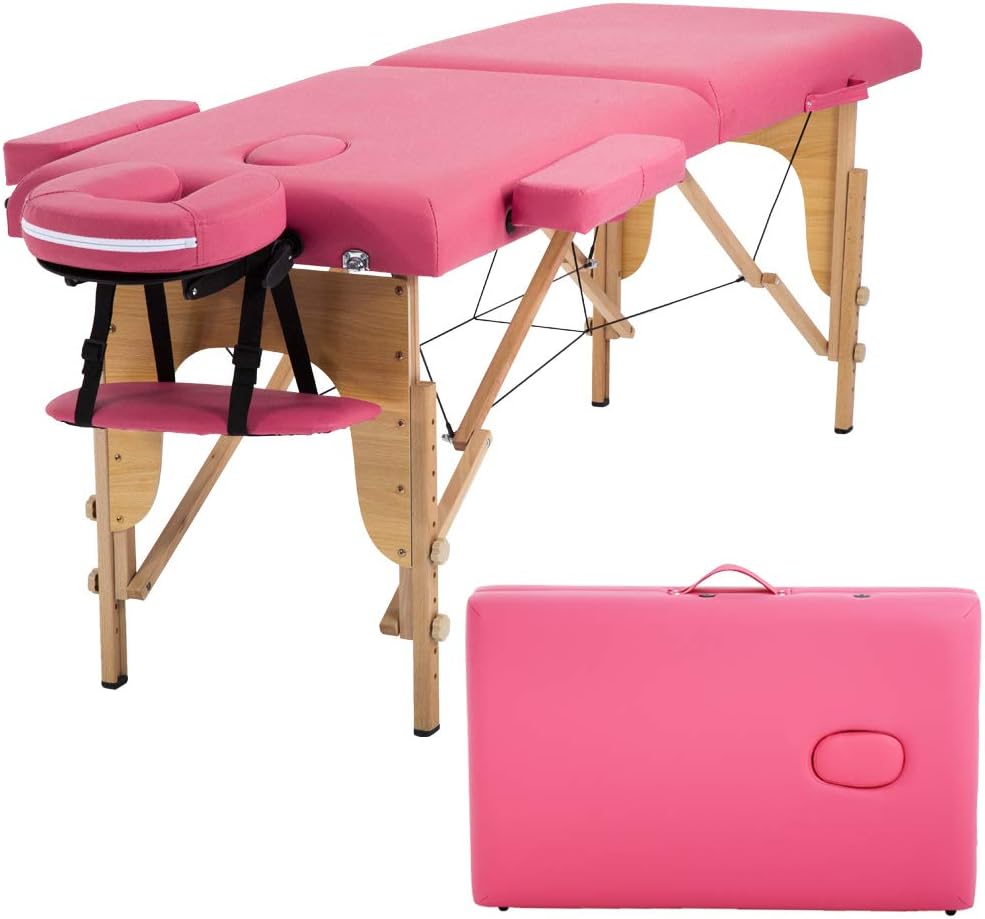 BestMassage Portable Massage Table for Spa and Facial Care