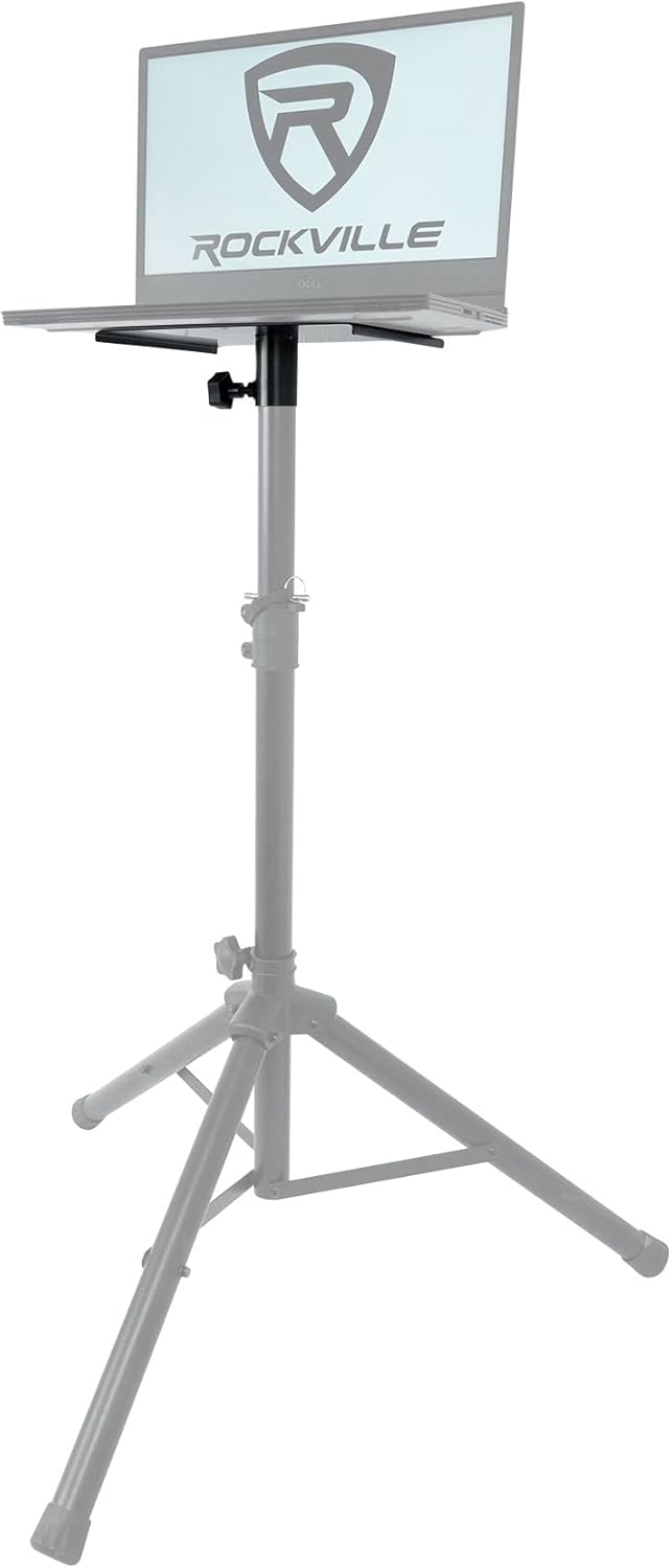 Rockville ACC4 Speaker Stand Shelf: 66lb Capacity, EVA-Lined