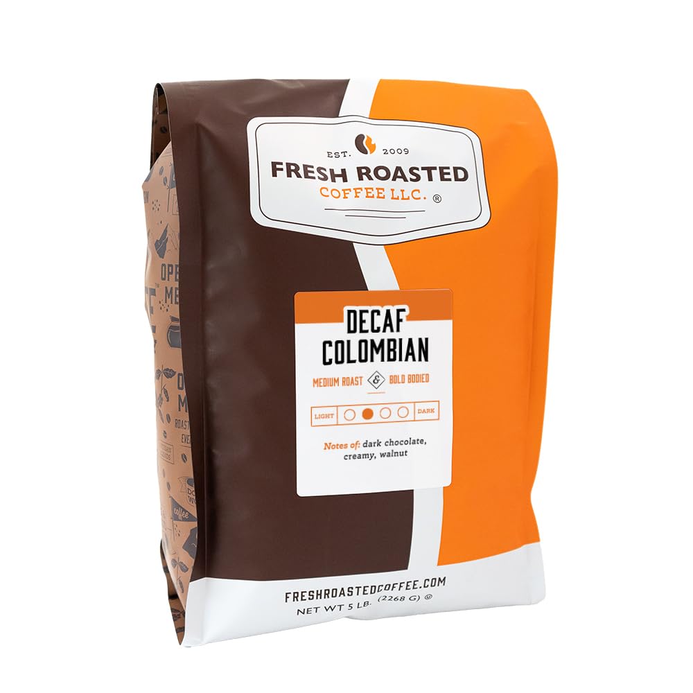 100% Decaf Colombian Medium Roast Whole Bean Coffee